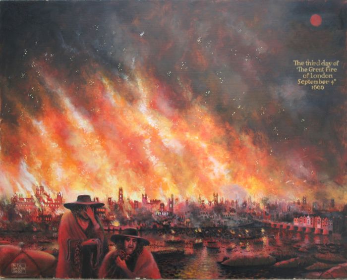1666, el gran incendio de Londres. Un poco de historia
