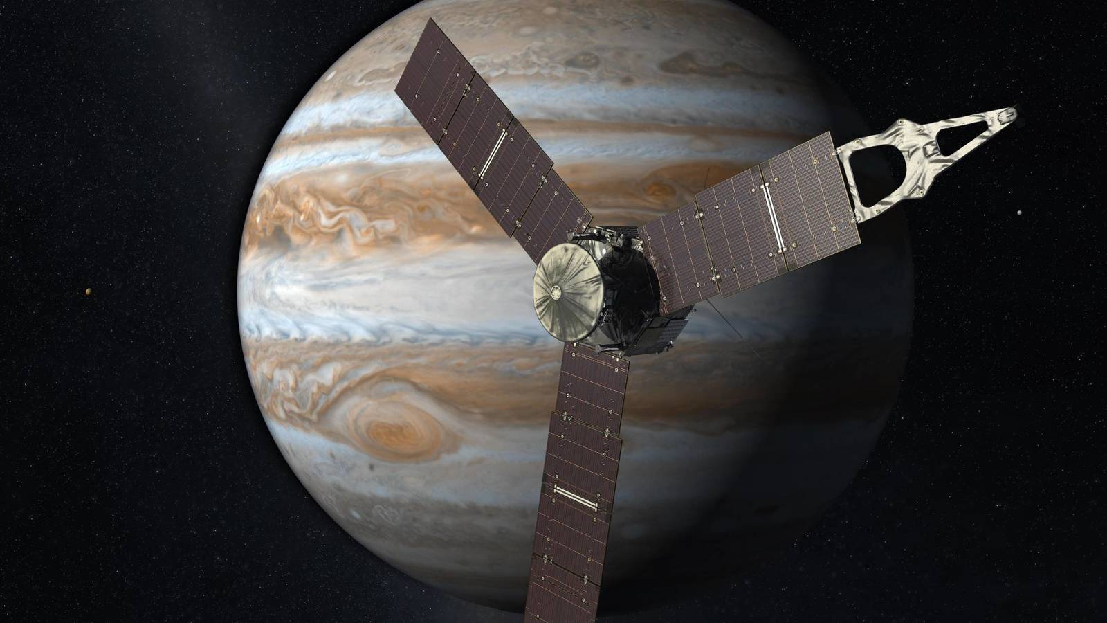 La sonda Juno y sus imágenes de Júpiter